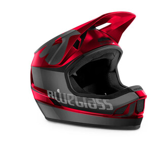 Bluegrass Legit Full Face Helmet (2024) - Black Red Metallic Glossy